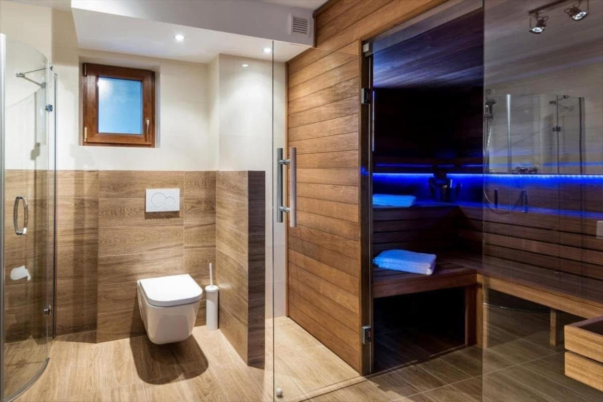 Bieszczadzki Raj Komfortowe Nad Samym Jeziorem Z Sauna I Basenem Letnim Ferienhaus Olchowiec