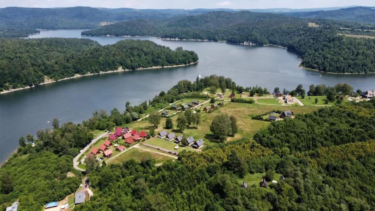 Bieszczadzki Raj Komfortowe Nad Samym Jeziorem Z Sauna I Basenem Letnim Olchowiec