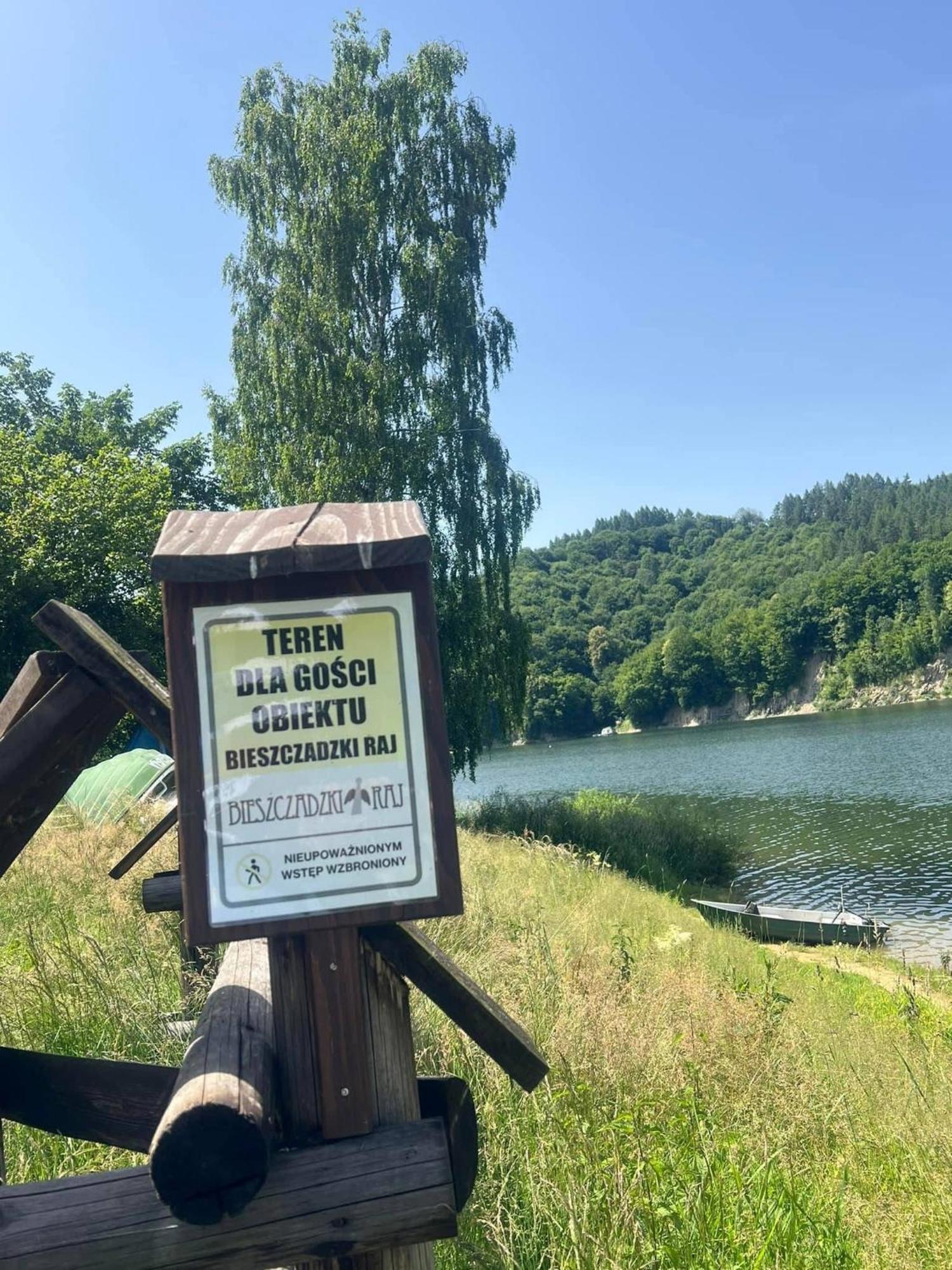Bieszczadzki Raj Komfortowe Nad Samym Jeziorem Z Sauna I Basenem Letnim